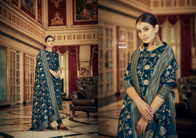 Rinaaz By Belliza Viscose Dola Silk Dress Material Wholesale Shop In Surat